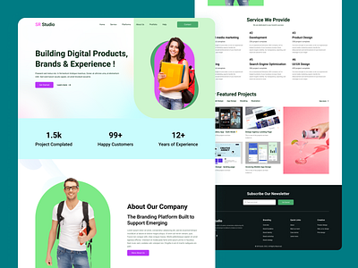 Digital Product Website Design