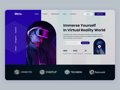 Metaverse Website Design