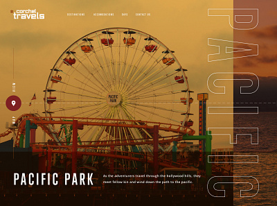 Pacific park ui ux web