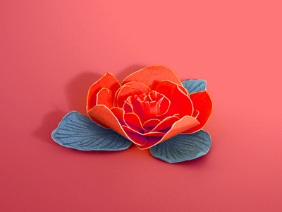 Papercraft Flower craft paper papercraft photoshop