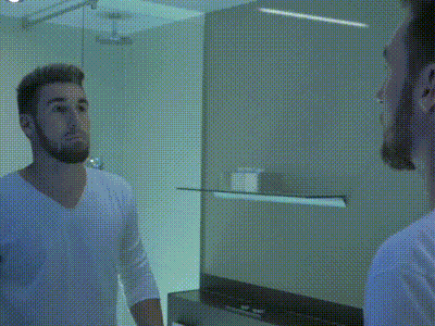 Holographic Mirror UI animation app concept holographic minority mirror report ui
