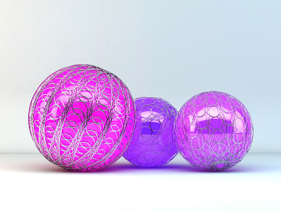 Spheres (C4D included) 4d cinema design graphic spheres