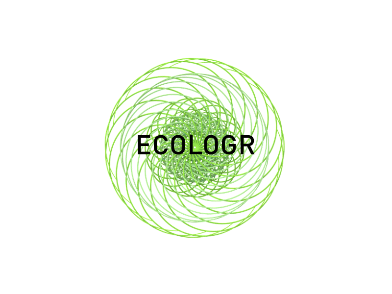 Circle - 2 c4d circle design ecology green line together