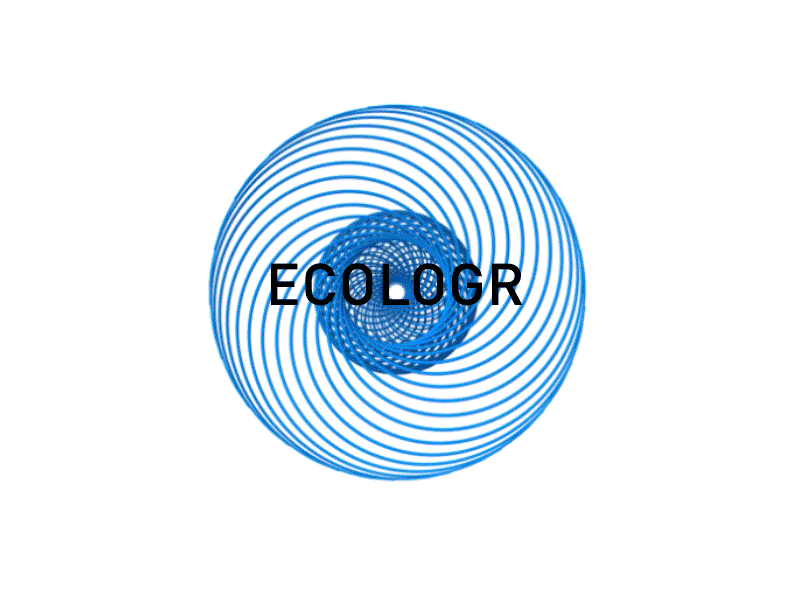 Circle - 3 blue circle design gif graphic design logo
