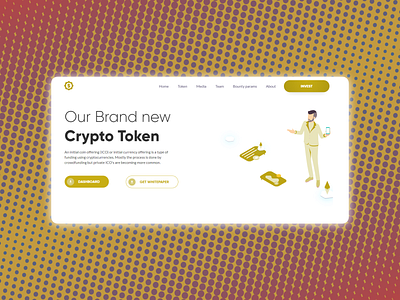 Crypto landing page