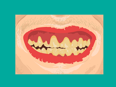 smile color digital illustration illustrator smile turquoise