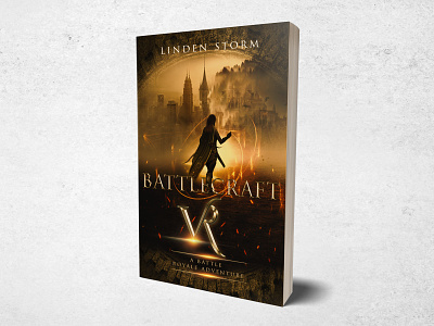 Battlecraft VR book bookcoverdesign bookdesign books design fantasy fantasy art fantasy book graphic illustration typography