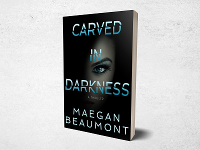 Carved in Darkness book bookcoverdesign bookdesign books design flat graphic graphic design illustration paranormal typography