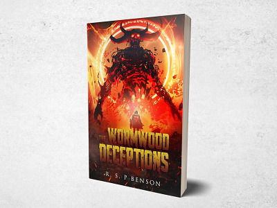 The Wormwood Deceptions book bookcoverdesign bookdesign books fantasy art horror horror art paranormal sci fi typography