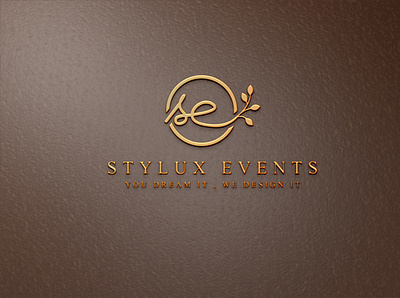 Stylux Events luxury minimalist logo design branding business logo corporate custom logo luxury logo luxury minimalist logo minimal minimalist logo minimalist logo design professional logo