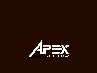 Apex Sector brand logo brand logo brand logo design business logo corporate custom logo illustration logo minimal professional logo typography vector