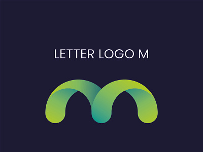 LETTER LOGO M branding business logo corporate custom logo design illustration letter logo logo m logo minimal modern logo professional logo typography