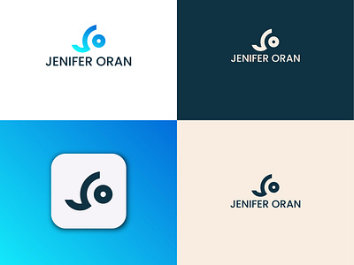 Jenifer Oran brand logo design brand logo branding business logo corporate custom logo illustration initial letters logo initial logo jo letters logo logo minimal professional logo typography