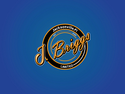J. Briggs business logo branding business logo corporate custom logo illustration logo professional logo redesign logo typography