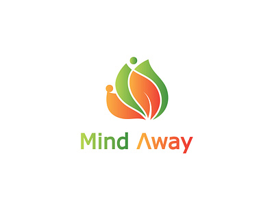 Mind away logo branding business logo colorfull logo corporate custom logo logo professional logo typography