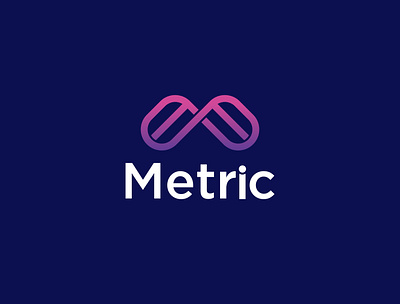 Metric Logo business logo design logo minimal professional logo typography