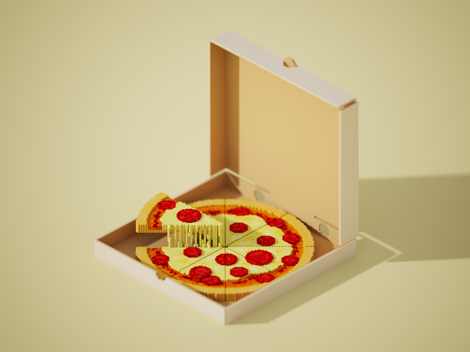 Почему пицца круглая а коробка. Пицца круглая коробка квадратная. Пицца в коробке. Пицца 3d. Коробка для пиццы.