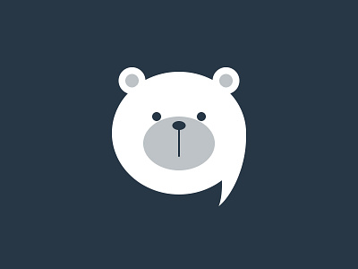 A Quick Logo Test bear chat logo
