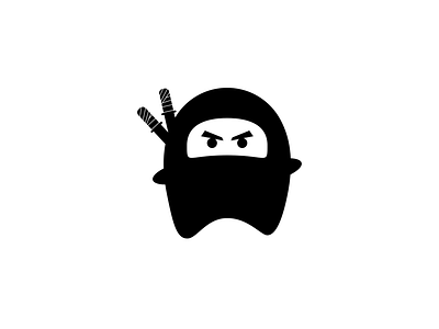 Ninja character illustration logo ninja