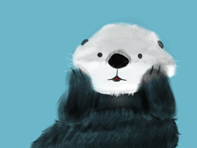 Remember this guy? illustration otter
