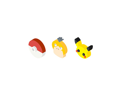 pokemon icon 2.5d ai icon illustration pokemon ui