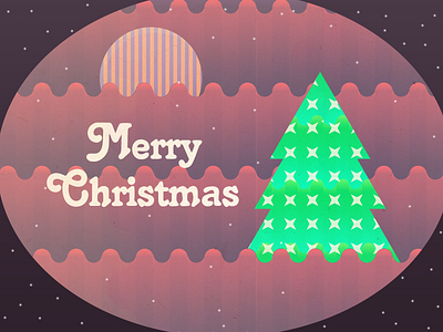 merrychristmas color design illustration typography