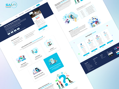 Product Page For online English Course branding design ui ux web website