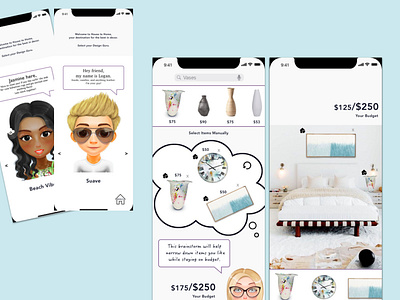 UX/UI House to Home App app ui decor sprint ui uxdesign