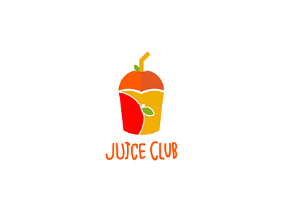 Juice Club branding design food logo fruit logo graphicdesigner logo minimalist logo needlogodesigner restaurant logo ridlogostudio versatile logo