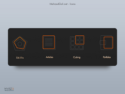 Icon Set for MehrzadGoli.net