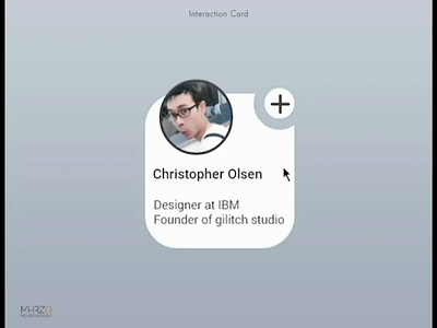 User card adobe card design gif interaction premiere prototype video xd