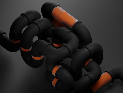 plmp.orng 3d 3ddesign abstract blender c4d graphic design