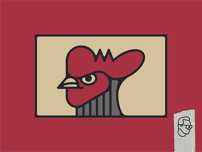 Angry Rooster chicken chicken farm chicken logo illustration illustrator logo rooster vector