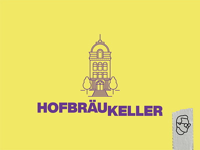 Logo Hofbräukeller beer branding branding and identity design icon illustrator logo school vector