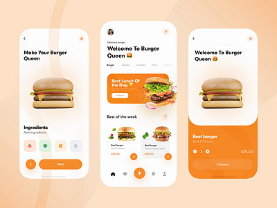 Burger Store - Motion 3D after effects after effects animation app interaction clean ui cleaning app design interaction design mobile motion ui ui animation ui design uiux