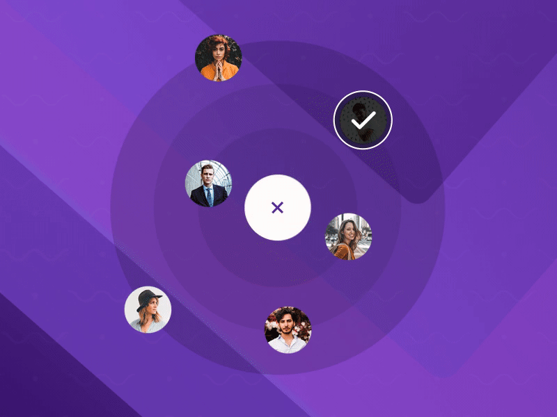 Connections Animation after effects animation app connection design discover exploring gif gradient interaction design message messenger microinteraction ui