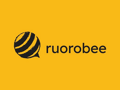 ruorobee logo logo minimal