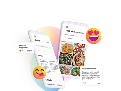 Digital Menu - Motion Menu food menu mobile ui