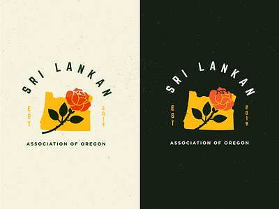 Sri Lankan Association of Oregon (2) adobe illustrator branding digital art graphic design heritage identity design illustration logo oregon pdx pnw sri lanka vector