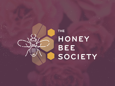 The Honey Bee Society bees branding education environmental garden graphic design identity design illustration logo nature illustration nonprofit pnw portland vector