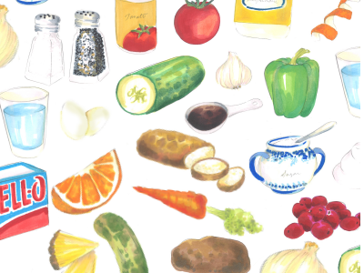 cookbook illustrations