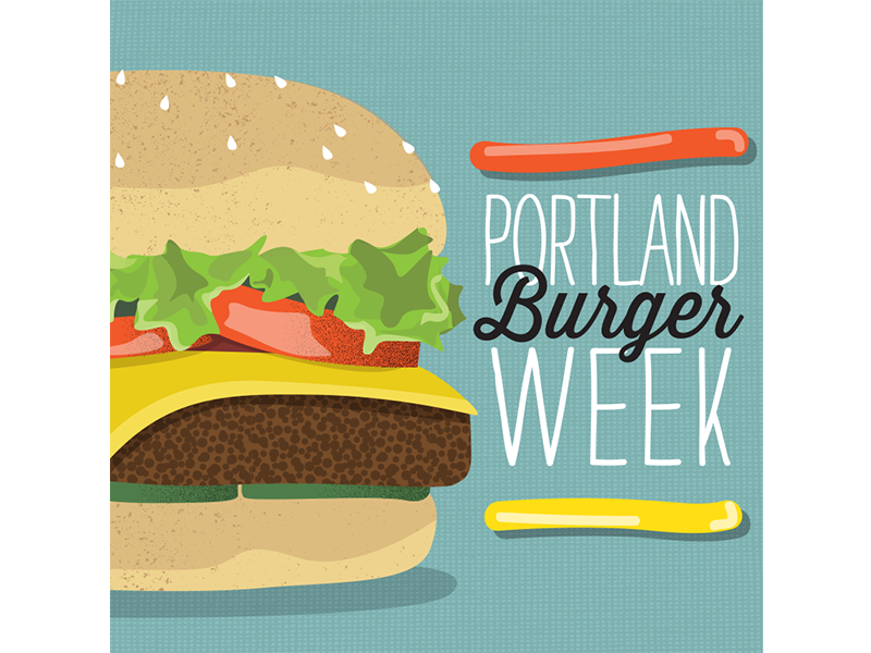 Portland Burger Week by Yoshini G White on Dribbble