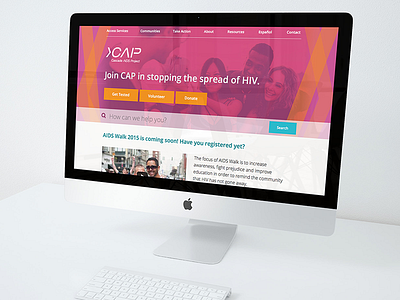 Cascade AIDS Project Web Redesign