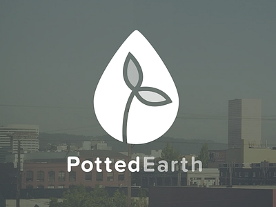 Potted Earth Logo adobe branding graphic design illustration logo marijuana oregon portland roger that agency visual