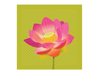 Sri Lankan New Year - 2017 adobe bright colors drawing flowers graphic design green happy illustrator lotus pink vector