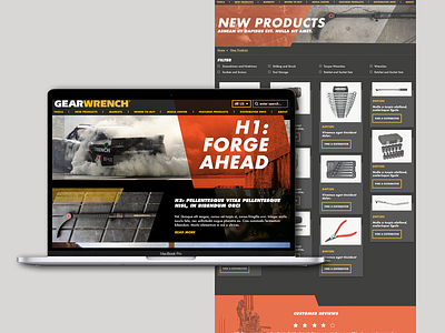 GearWrench Website Design