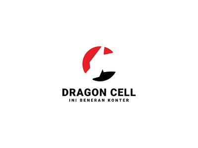 Dragon Cell animal branding cell cellular creative dragon fire gaming graphic design logo masculine minimalis modern negative negative space technology