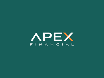 Apex Financial branding design graphic design logo