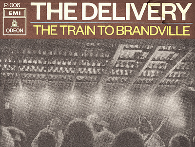 The Delivery brand branding concert design editorial gig graphic design halftone liverpool logo lp magazine music poster print record retro venue vintage vinyl