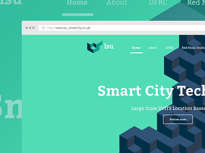 LSU branding mint smart city website design